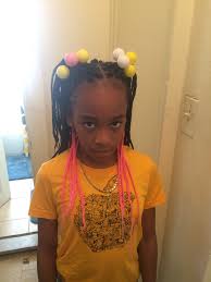 Pink Black Box Braids Kids Hair Styles Black Box Braids Kids Hairstyles Kids Braids