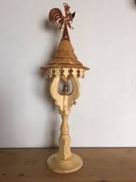 Glockenturm Mit Glocke Und Wetterhahn Wetterhahn Turm Holz Schnitzen