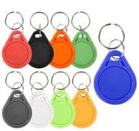 ‫مخصص قابل للبرمجة UID قابل للكتابة علامة القرب Khz Khz Keyfob TK4100 EM4200  T5577 ABS مع سلسلة مفاتيح‬‎