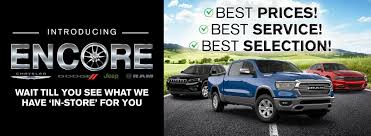 Make acura bmw chevrolet dodge genesis honda hyundai jeep kia lexus mitsubishi nissan if you're looking for hyundai dealers in massachusetts, look no further than balise hyundai of cape cod. Encore Dodge Chrysler Jeep Ram Dcjr Dealer Mobile Al