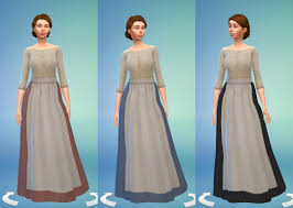 Early medieval clothing for peasants was not dyed and didn't have much styling. History Lover S Simblr Medieval Peasant S Dress For Sims 4 Here S An