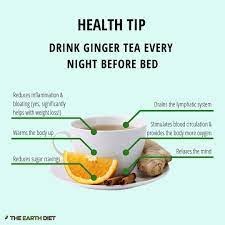 Who Drinks Ginger Tea Try Drinking A Cup Each Night Before Bed For 7 Days And See How You Feel Some Ginger Tea Reduce Sugar Cravings Smoothie Recipes Healthy