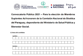 Modelos y formatos de curriculum vitae gratis. Renuevan Miembros Del Comite De Bioetica Ministerio De Salud Publica Y Bienestar Social