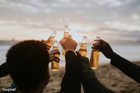Download Premium Image Of Happy Friends Toasting At The Beach 1079949 Beach Best Friends Happy Friends Beach Friends
