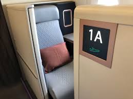 The first class seats are. Review Malaysia Airlines A350 First Class Kuala Lumpur To Tokyo Live And Let S Fly