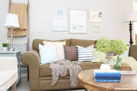 Here are our best easy decorating ideas ranging in all different styles for those that love a more formal living room or a cozy den or a relaxed family room. The Costal Rustic Living Room Reveal Green With Decor
