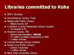 Open Source Integrated Library System A Reality Check