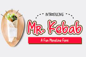 Download Free Mr Kebab Delicious Script Font Creativetacos