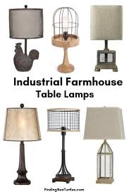 Modern farmhouse table lamps are generally compact, making them easy to incorporate into practically any space while larger farmhouse floor lamps take a little more planning. Industrial Farmhouse Table Lamps Novocom Top