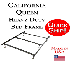 Do you think queen metal bed frame with wheels looks nice? California Queen Size Quick Ship Metal Bed Frame