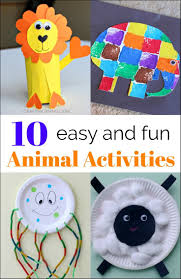 10 Simple Animal Activities From The Kids Weekly Co Op Animal Crafts For Kids Crafts For Kids Preschool Crafts