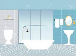 See more ideas about bathroom interior, bathroom interior design, bathroom design. Flat Design Vector Illustration Of Modern Bathroom Interior With Royalty Free Cliparts Vectors And Stock Illustration Image 45644828