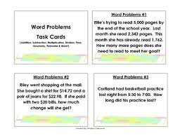 Leap Year Sale This Set Contains 23 Task Cards With Math Word Problems Several Of The Task Cards Have Multipl Word Problems Math Word Problems Math Words
