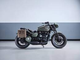 歐戰 75 週年 英國軍隊風格的復古摩托車 ve day commemorative bike everyday object triumph bonneville triumph bonneville custom bonneville