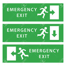 0 out of 5 stars, based on 0 reviews current price $35.69 $ 35. Green Emergency Exit Sign Board Vector Illustration Royalty Free Cliparts Vectors And Stock Illustration Image 89587876