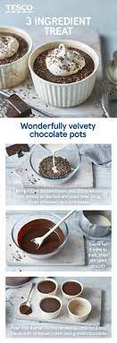 3 Ingredient Chocolate Pots Recipe Desserts Chocolate Pots Recipe Chocolate Pots