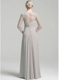Us 195 00 A Line Scoop Neck Floor Length Chiffon Mother Of The Bride Dress With Ruffle Jj S House Groom Dress Older Bride Dresses Bride Dress