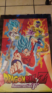 I know gold's a bit gauche, but i wanted to ensure you grasp my new position atop the pecking order. Dragon Ball Z Resurrection F Poster 22 34 For Sale In San Jose Ca Offerup