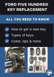 Repairpal will help you figure out whether it's your binding steering column/lock, ignition switch, ignition key, . Ford Five Hundred Key Replacement What To Do Options Costs More