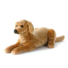Hier finden sie einen kuschligen spielpartner für ihren hund. Kuscheltier Hund Golden Retriever Liegend Steiner