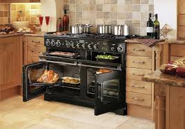 Falcon Excel 110 Black Chrome Dual Fuel Range Cooker Vintage Kitchen Appliances Home Decor Kitchen Kitchen Design