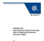 FM1280 V05 Dual Interface Smart Card Chip with IC Dedicated ...