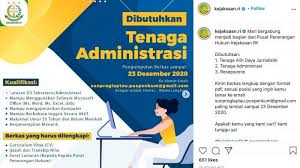 Berlangganan via email untuk update loker , free !!! Kabar Gembira Lowongan Kerja Di Kejaksaan Ri Pegawai Puspenkum Untuk Lulusan D3 S1 Daftar Di Sini Tribun Jabar