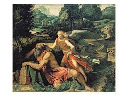 Elijah Visited By An Angel C 1534 Giclee Print Alessandro Bonvicino Moretto Art Com