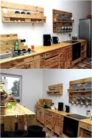 16 Stunning Diy Pallet Projects For Your Kitchen Pallet Kitchen Wood Pallet Furniture Kitchen Furniture Design