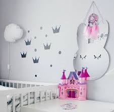 Bunny Acrylic Mirror Nursery Room Wall Decor Room Decor Childrens Bedroom Decor Kid Room Decor Nursery Room