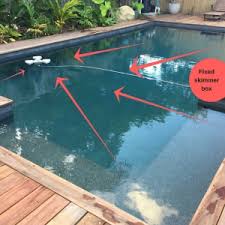 The poolskim attaches to the return and uses the power of water coming back to the pool to create a venturi, which draws surface water, and floating debris to it like a magnet. What Is A Floating Pool Skimmer Dragonfly