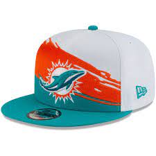 Miami Dolphins New Era Vintage Paintbrush 9fifty Adjustable Hat White Aqua Gorra New Era Gorras Cool Gorras