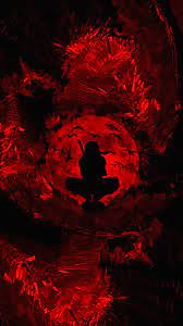 Itachi uchiha perched on a post. Itachi Uchiha Red Moon Shinobi 4k Vertical Wallpaper En 2021 Dessin Paysage Noir Et Blanc Fond D Ecran Dessin Fond D Ecran Telephone
