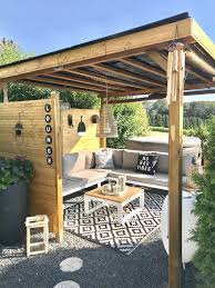Lounge Uberdachung Gartenlounge Diy Outdoor Living Outdoor Outdoor Decor