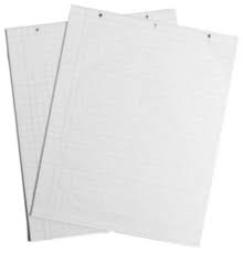 Flip Chart Grid Paper 5 X Pads 40 Sheet Per Pad 50gsm