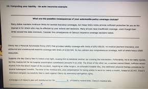 We did not find results for: 10 Computing Your Ilability An Auto Insurance Chegg Com