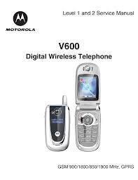 Motorola V600 Service Manual