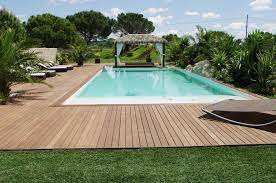 jardins et terrasses douche piscine exterieure terrasse gazon synthetique