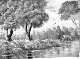 Resultado De Imagen Para Dibujos A Lapiz De Paisajes Paisaje A Lapiz Carboncillo Paisaje Dibujos Paisajes A Lapiz