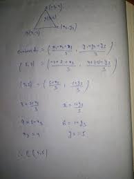 What is the definition of vertex in algebra? Find The Third Vertex Of A Triangle If Two Of Its Vertices Are At 2 4 And 7 3 And The Centroid At Brainly In