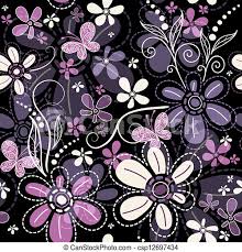 Built and maintained by @mikehearn. Repeating Dark Floral Pattern Repeating Black Floral Pattern With Transparent Flowers And Butterflies Vector Eps 10 Canstock