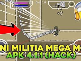 Mini Militia Mega Mod Apk 4 1 1 Wall Hack Download Hacks Play Hacks Game Download Free