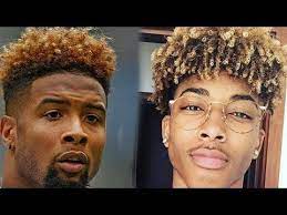 Men Hair How To Do Finger Coils With A Comb On Natural Hair Tutorial Odell Beckham Jr Style Youtu Natural Hair Styles Natural Hair Men Mens Hairstyles