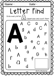 Free Alphabet Letter Of The Week A Letter Of The Week Lettering Preschool Worksheets