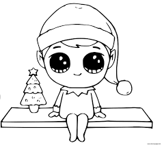 Designs include cornucopias, corn stalks, and turkeys! Elf On The Shelf Easy Coloring Pages Printable