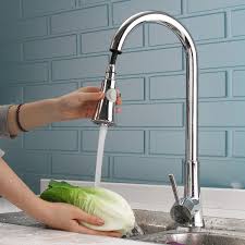 When shopping for a new pull out kitchen faucet, you'll find a wide range of. Ktaxon Commercial Stainless Steel Single Handle Pull Down Sprayer Kitchen Faucet Pull Out Kitchen Faucets Brushed Nickel Walmart Com Walmart Com