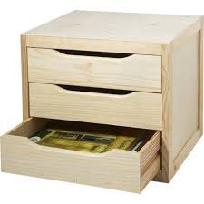 Bloc Tiroir Pin L 39 X P 30 X H 29 5 Cm Caisse Rangement Boite De Rangement Casier Rangement
