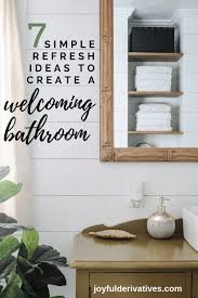 Check spelling or type a new query. 7 Refresh Ideas To Create A Welcoming Guest Bathroom Joyful Derivatives