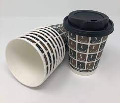 Branded disposable coffee cups stand out at conferences and events! 50 X Disposable Paper Coffee Cups And Lids 8 Oz 12 0z Or 16 0z 8 Oz Buy Online In Macau At Macau Desertcart Com Productid 50187888