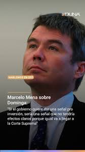 En Hablemos en Off, el ex subsecretario de Medio Ambiente, Marcelo Mena, se  refirió al proyecto Dominga comentando que “si el gobierno quiere dar una  señal pro inversión, sería una señal que no ...